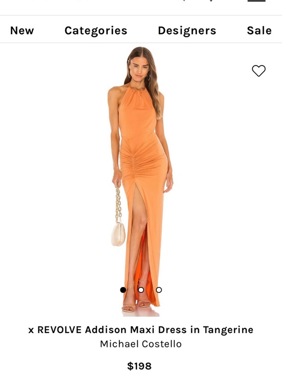 Michael Costello Dresses & Skirts - Revolve x Michael Costello Maxi Dress in Tangerine Orange